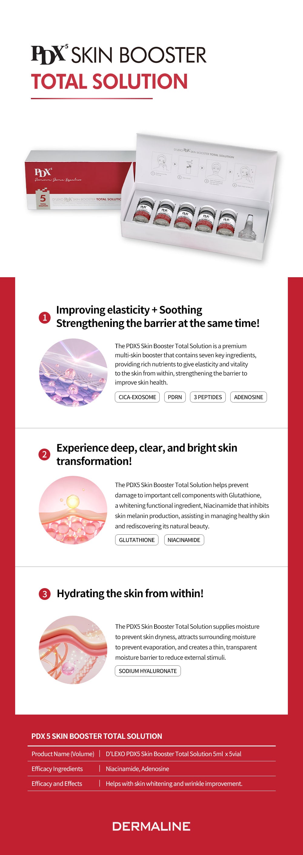 PDX Skin Booster Total Solution